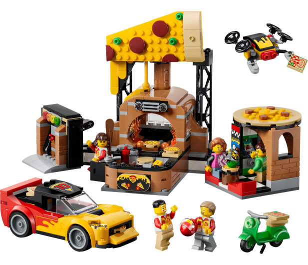LEGO CITY 60496 Dostawa pizzy z pojazdami - 1529819 - zdjęcie 3